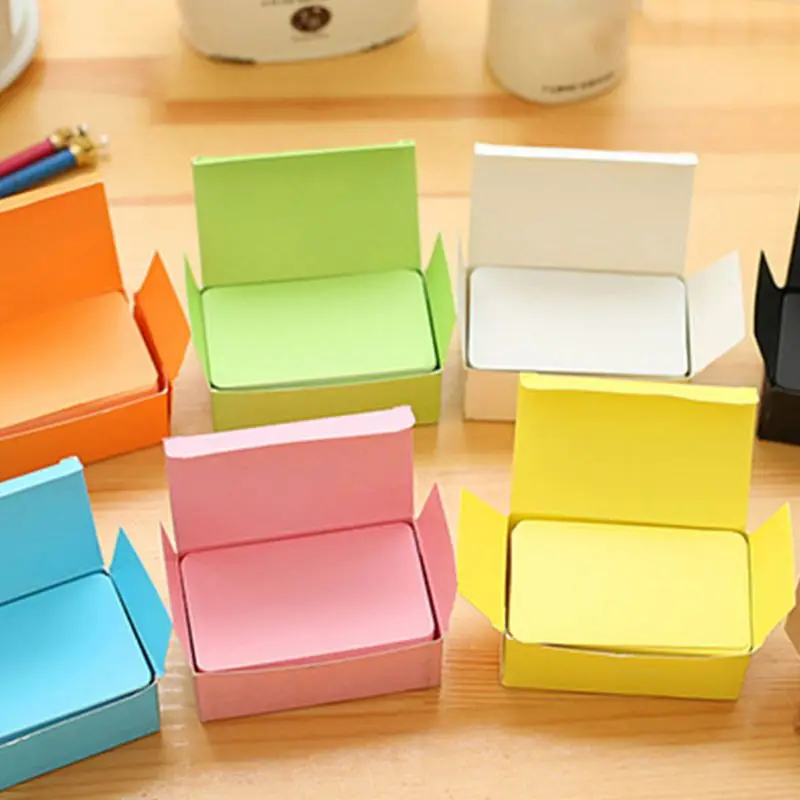 

100 Memory Cards Blank DIY Graffiti Black Word Cards Net Small Memo Pad Blocks Memorandum Note Blank Word Cards