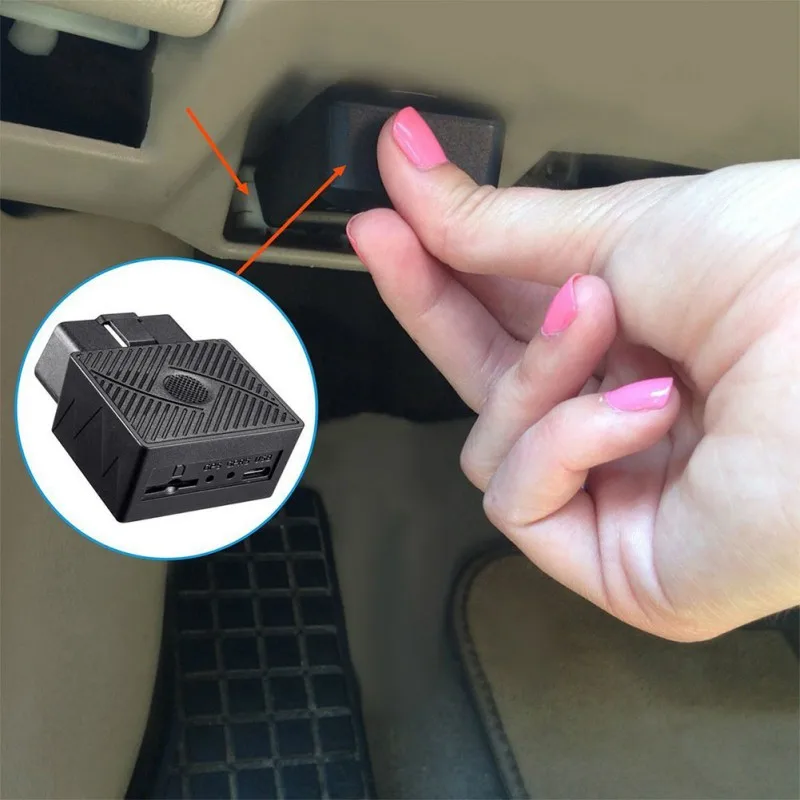 Автомобильный GPS-трекер OBD2 16-контактный интерфейс с программным обеспечением и