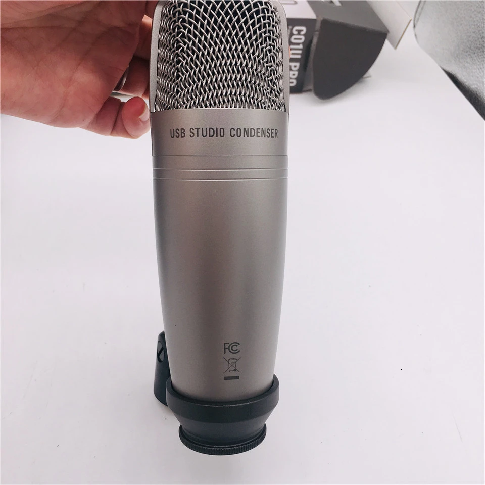 Samson C01u Pro Usb Studio Hypercardiod микрофон для мониторинга в реальном времени Большой мембранный конденсаторный микрофон Plug& Play Stand
