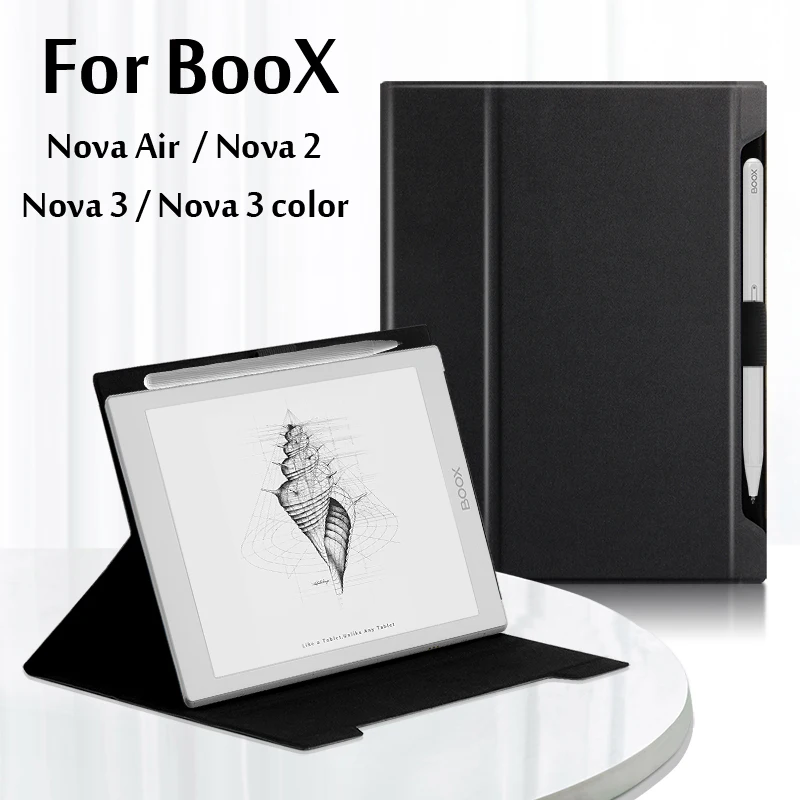Case For BOOX Nova Air C Cover eBook Reader 7.8 Inch Protective Cover Shell for Boox Nova 3 color 2 Nova2 E-Book Smart Cases
