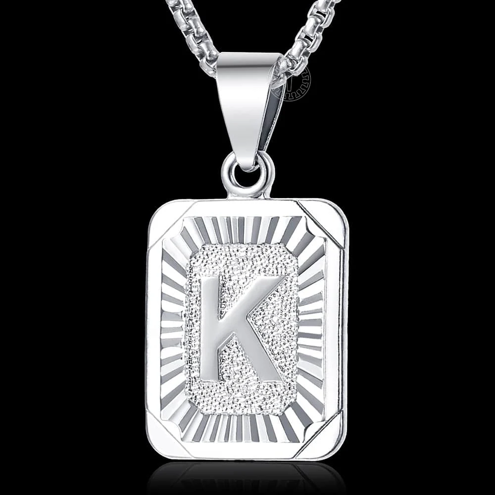 Женское ожерелье с подвеской в виде надписи квадратной столики колье буквами из