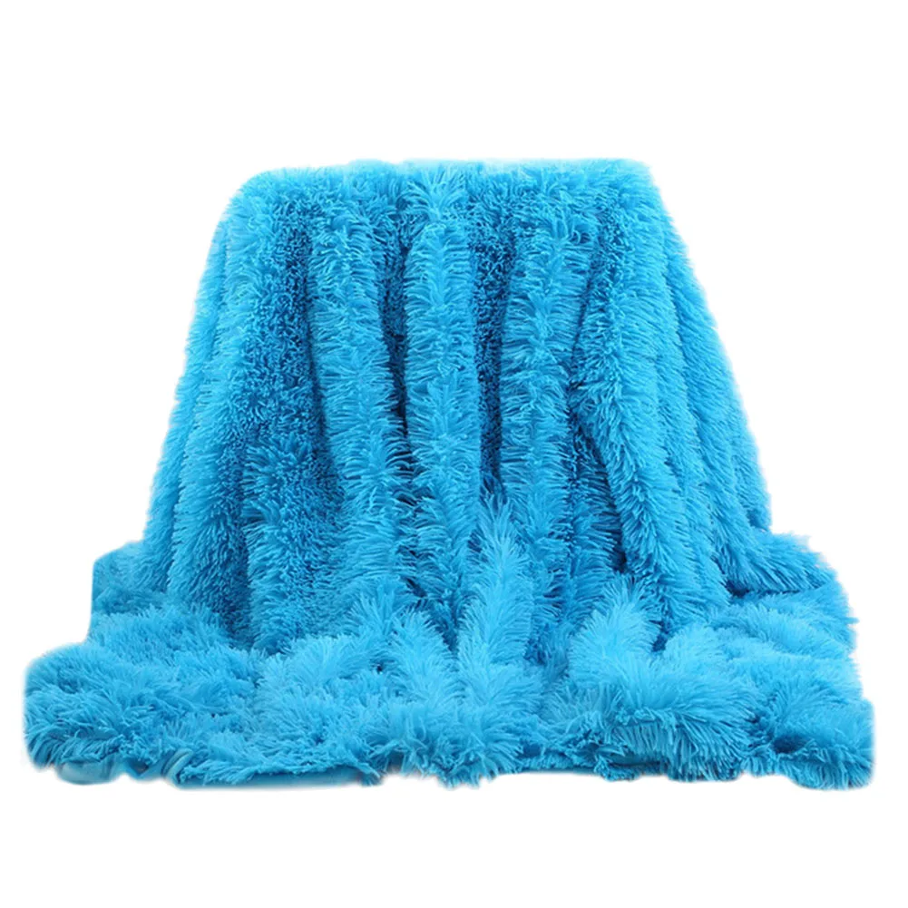 Горячая одеяло мягкий легкий Пушистый Плюшевый теплый постельные