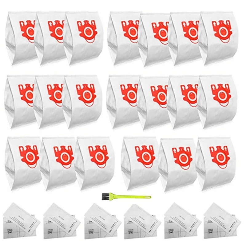 

Аксессуары для пылесоса, 20 мешков для пыли, 6 пар фильтров, 1 щетка