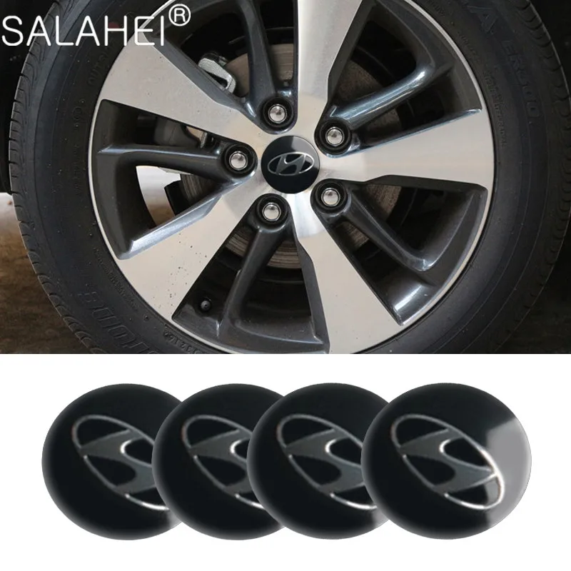 4 шт. 56 мм колпачок для колёс автомобиля центральный s наклейки Hyundai Tucson ACCENT I10 I20 I40