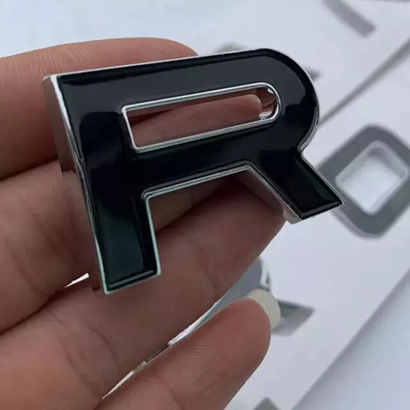 

Glossy Black Matte Silver Steel Grey Chrome ABS Emblem Car Styling Hood Trunk Letters Logo Badge Sticker for LAND RANGE ROVER