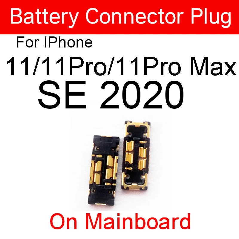 Внутренний разъем аккумулятора зажим для материнской платы iphone 4s 5s 6 7 8 plus X Xs Max XR 11