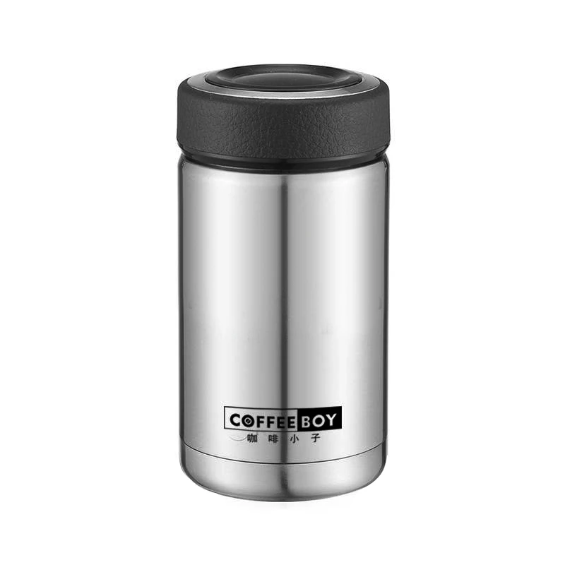 Coffee Boy 304 Stainless Steel Thermos Mug Thermo Cup Men Office Business Vacuum Thermal Bottle For Tea 380ml #BG01 thermocup | Дом и сад