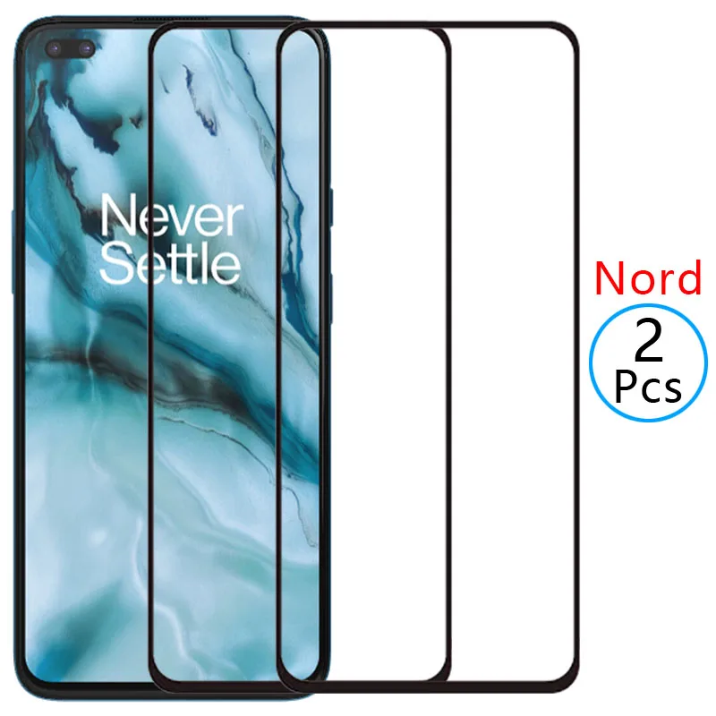 

9d protective tempered glass for oneplus nord screen protector on one plus nord oneplusnord 6.44 safety film case omeplus onplus