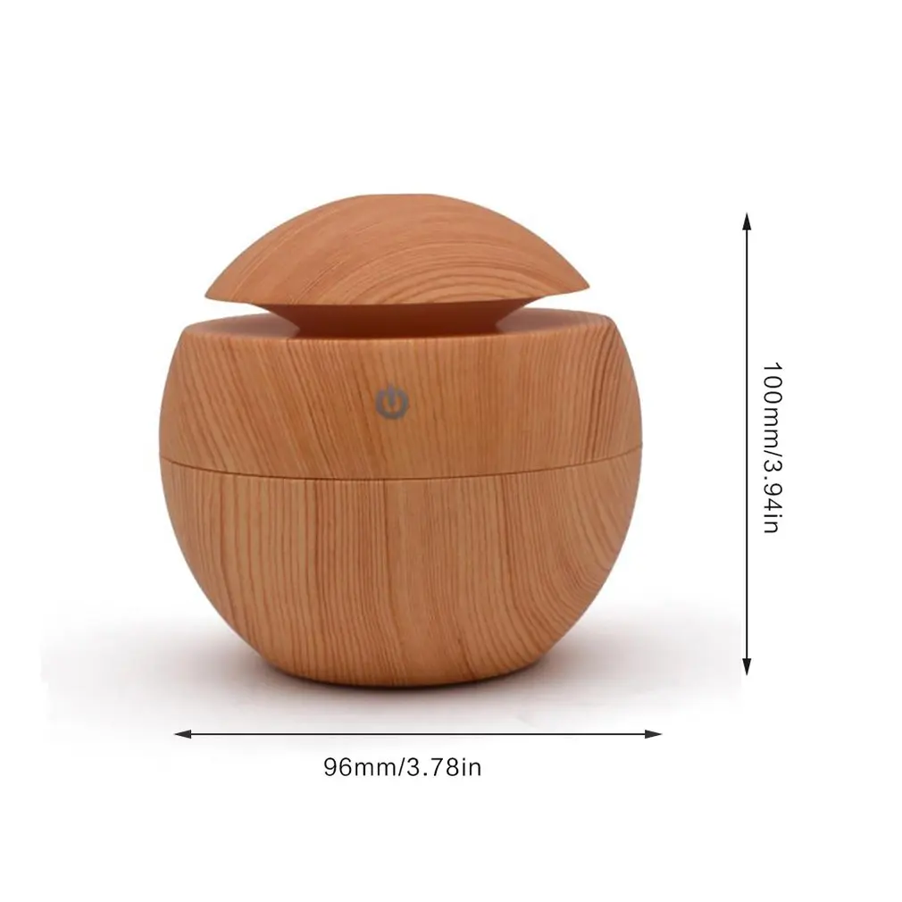 

Wood Grain Ultrasonic Humidifier Aromatherapy Machine Humidifier Mute Bedroom Fragrance Lamp Plug-In Household