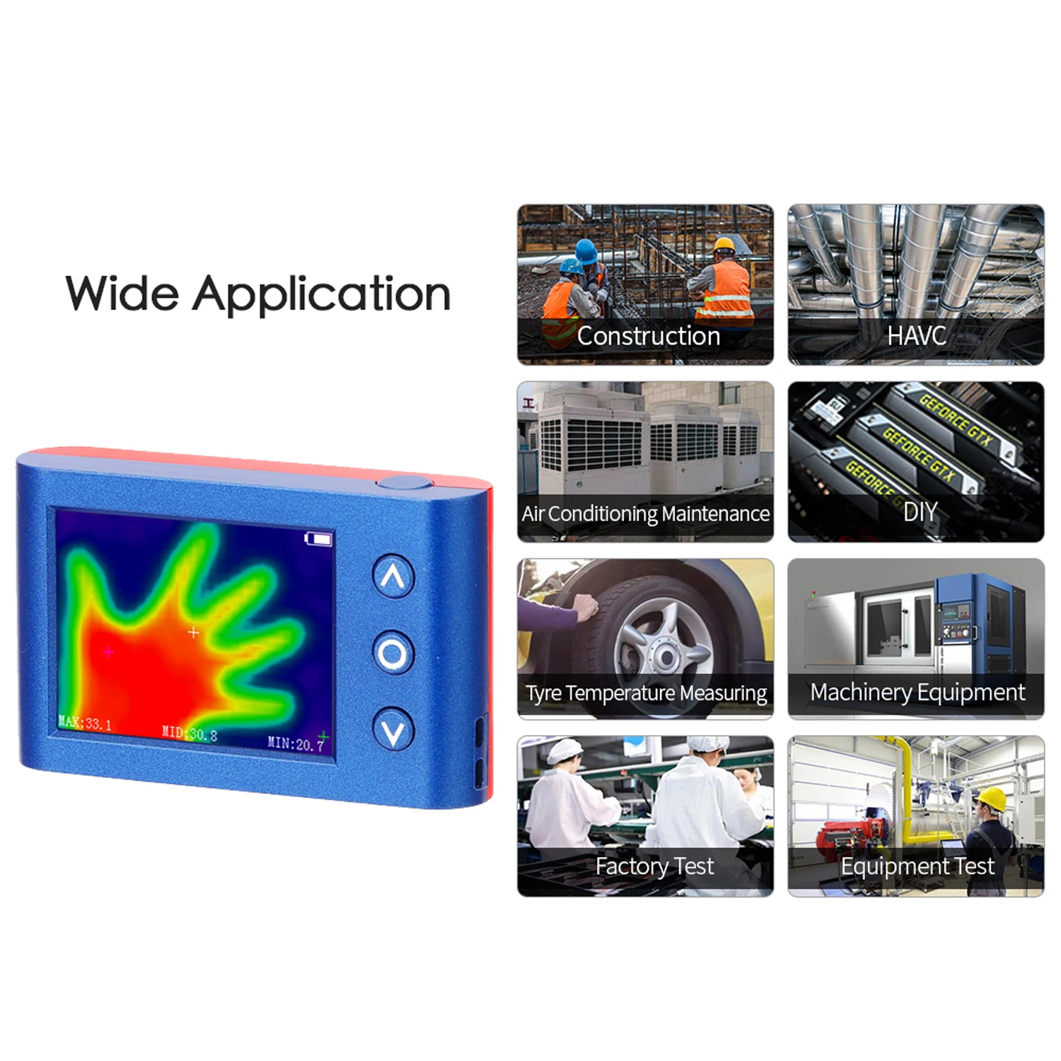 Инфракрасный Тепловизор MLX90640 камера с датчиком температуры цифровой термометр