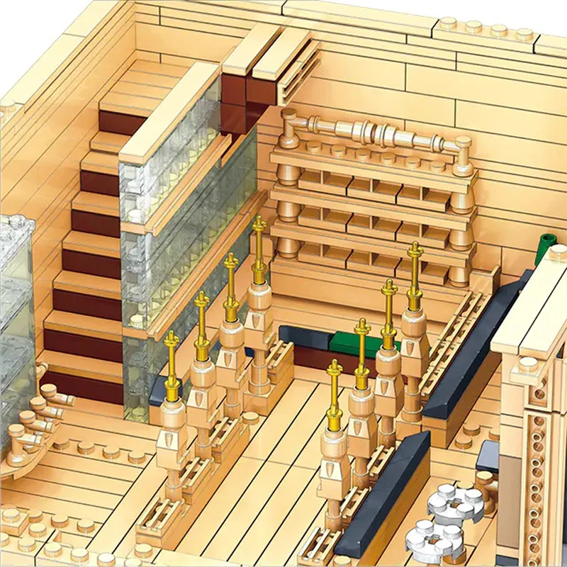 

QL0927 MOC Carlo Hotel Building Blocks Bricks Assembled Collection Street View Series Model Toys for Kids Girls 2099 PCS