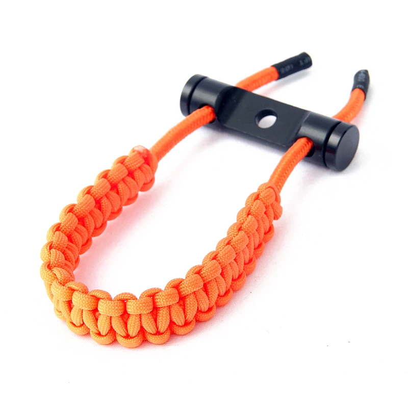 

1 Pc Adjustable Nylon Archery Practice Accessories Braided Bow Wrist Sling Strap Wrist Sling Strap For Hunting Shooting Target