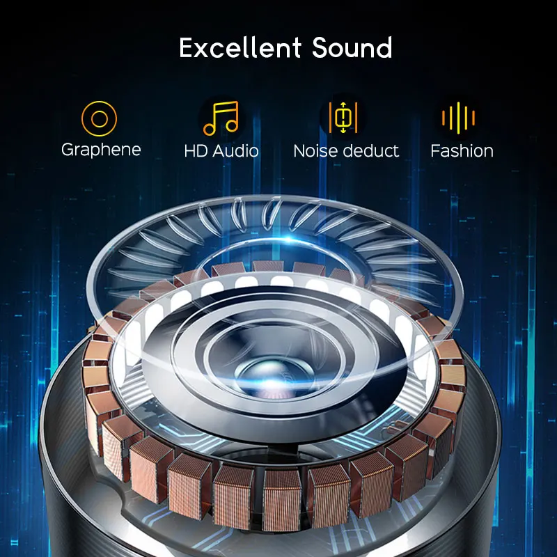 Сенсорная обновленная версия, беспроводные наушники, стерео звук, Bluetooth V5.0, портативная TWS, беспроводной наушник, чехол для зарядки, Спортивная гарнитура с басами