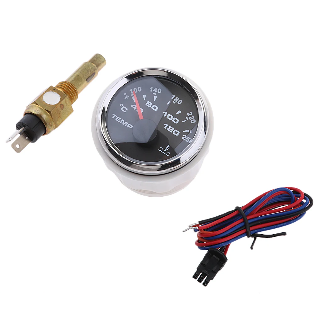 

Waterproof Marine Boat Water Temperature Gauge 52 Mm 2 "with