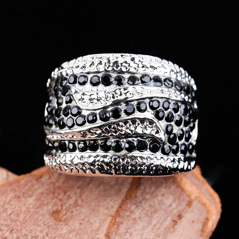 Кольца мужские с фианитами ювелирные украшения в стиле панк рок кольца большие
