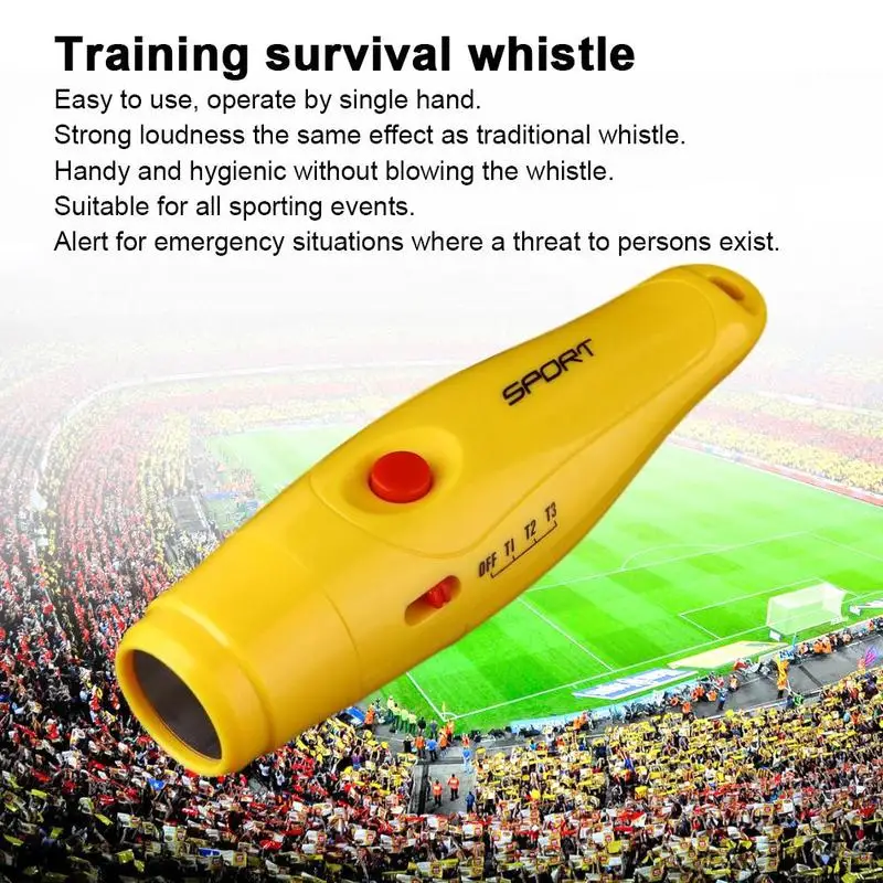 

Electronic Referee Whistle Professional Plastic Survival Football Basketball Soccer Sports Running Camping Games Portable Tools