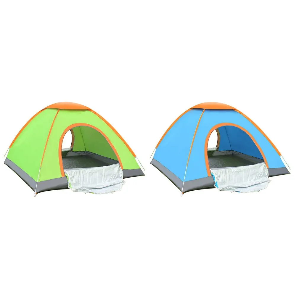 Открытый Ленивый Палатки Портативный 3 4 человек автоматическая палатка быстро
