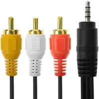 av cable 1 3 tv 1 3 audio output cable 3 color 3rca network stb 3 5m