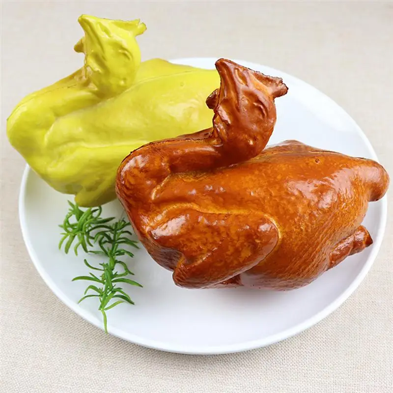 Имитация поддельных куриц модель еды украшение для стола закуска искусственное