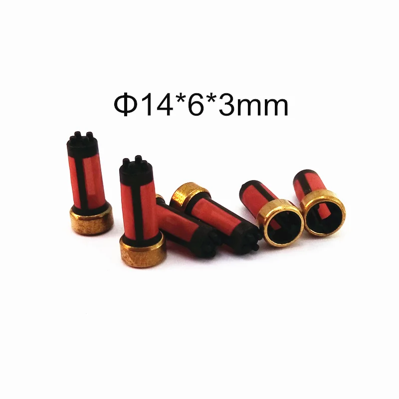 MD619962 оптовая продажа 50 шт. высококачественный топливный инжектор фильтр 14*3*6 мм