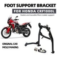 motorcycle center parking stand kickstand holder support bracket for honda africa twin crf1000l crf 1000 l 1000l accessories