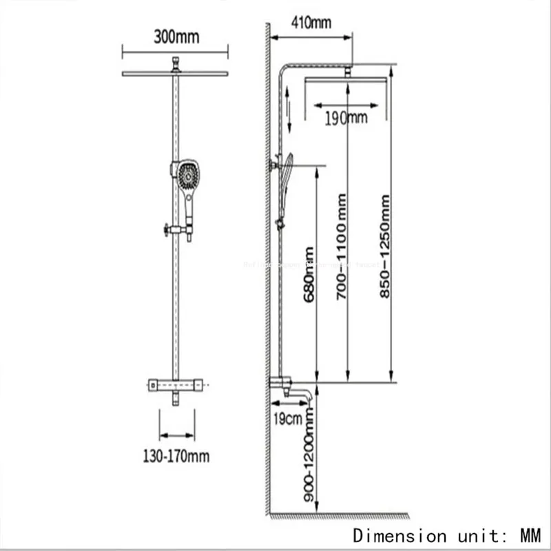 Смесители для душа черные/хромированные кран в ванную комнату набор биде с