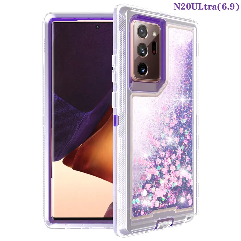 

Hybrid 3D Glitter Armor Case Samsung s7 s8 s9 s10 note10 s20 s21 Plus note20 Ultra note 8 9 Dynamic Quicksand Silicon Phone Case