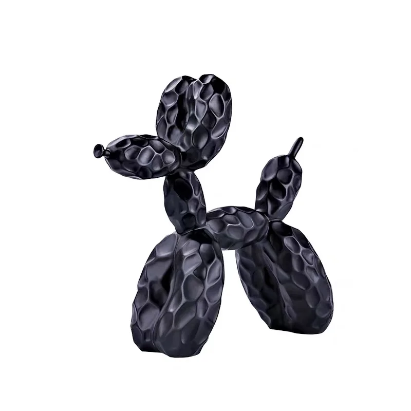 

Concavoconvex balloon dog simple space tide play furnishing pieces honeycomb balloon dog desktop home decoration art furnishing