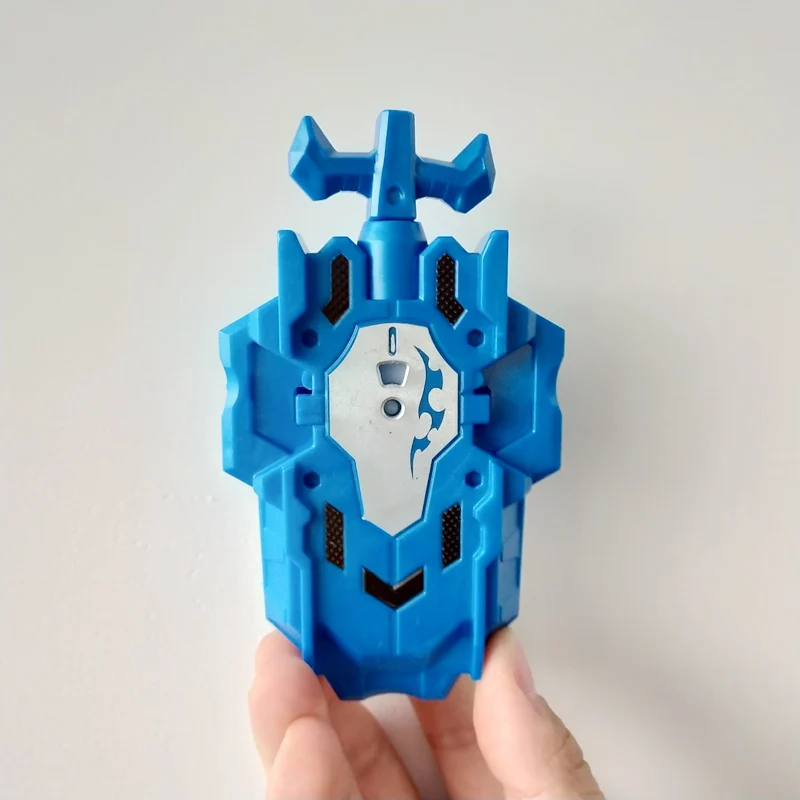 Blue Burst волчок Bayblade BURST B133 B-134 мощность струны пусковая ручка для гироскопа бой детские игрушки пластиковые головоломки - Цвет: Blue
