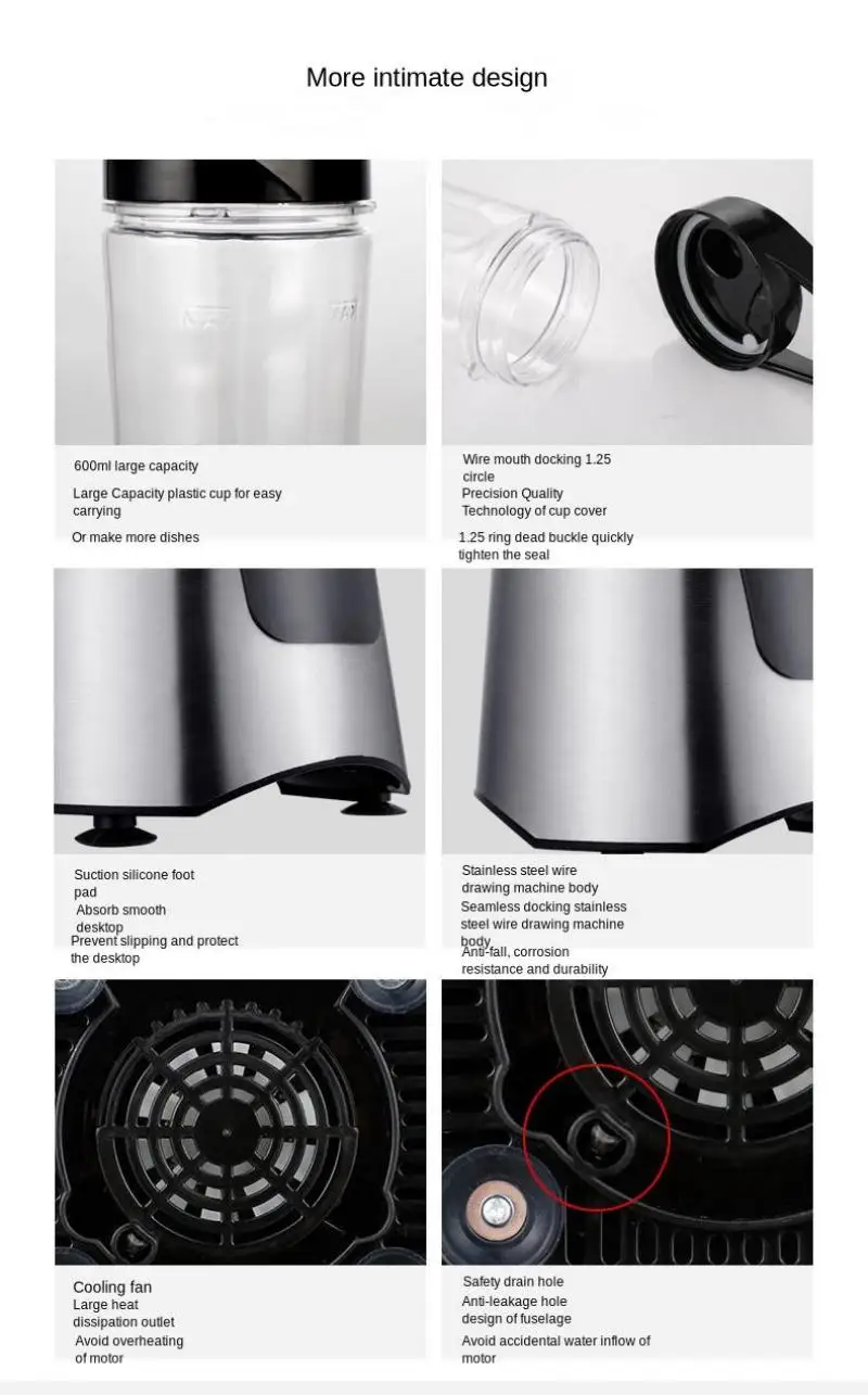 Фрукты овощи блендеры чашки приготовления пищи машина портативный