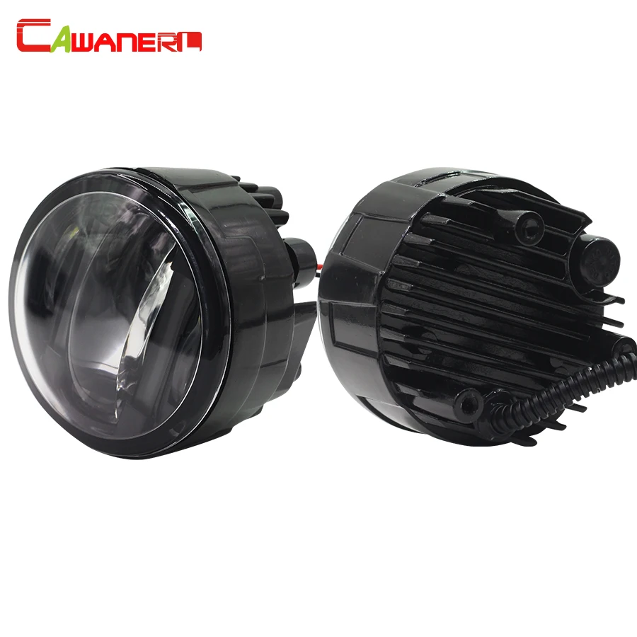 Cawanerl 1 пара стайлинга автомобилей DRL дневная ходовая лампа светодиодный туман