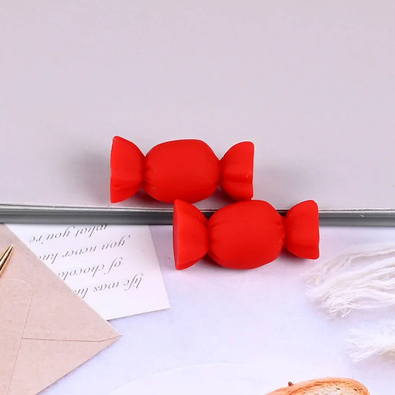 

10pcs Resin Simulation Three-dimensional Candy Accessories Toy Diy Doll House Candy Miniature Food Play Accessories
