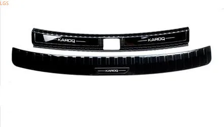 For Skoda KAROQ 2018-2021 stainless steel Threshold bar Shield Trunk guard threshold Anti-scratch Car styling | Автомобили и