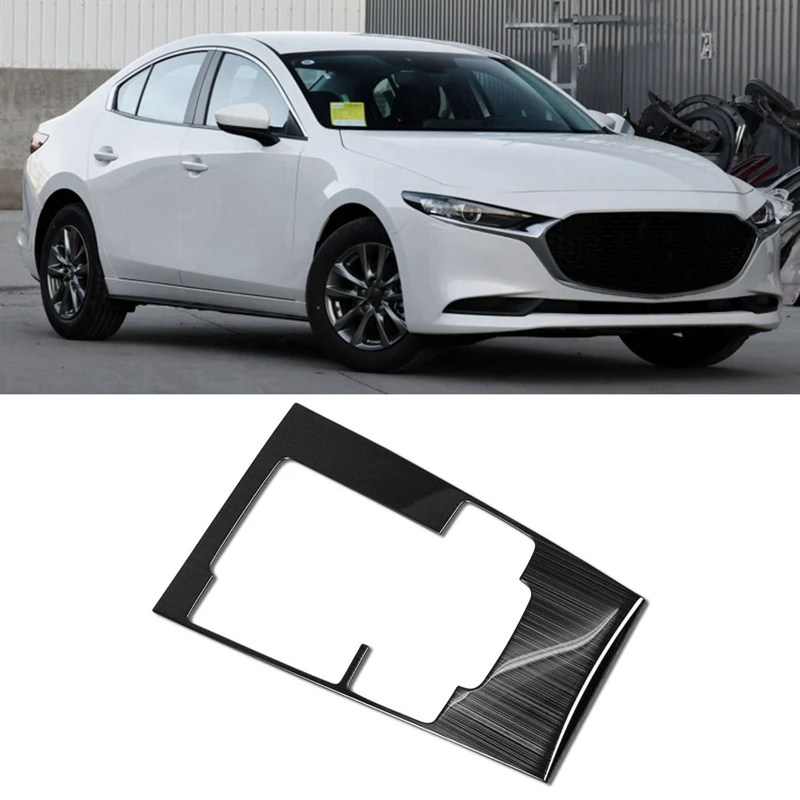 

Gear Shift Panel Button Switch Trim with Gear Shift Knob Frame Panel Trim for Mazda CX30 20-21,3 Axela 19-20