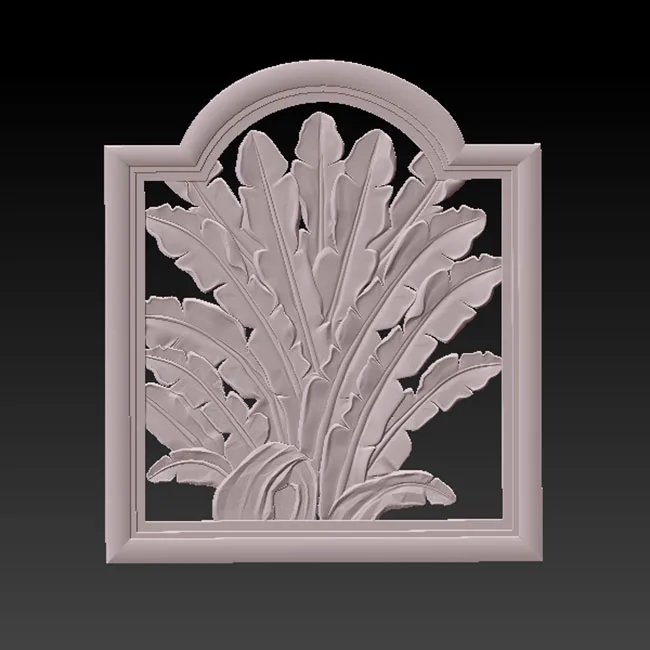 3D модель для ЧПУ резной и гравировальный artcam aspire декор в стиле STL мебели окно с