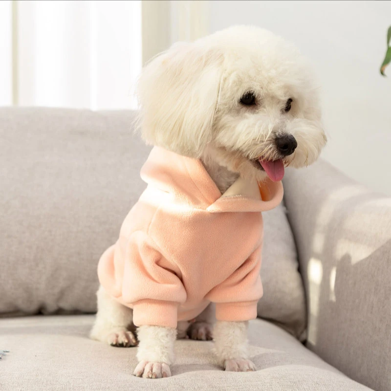 

Suitable for Teddy Small Pet Dog Clothes Autumn and Winter Fashion Warm and Comfortable Hooded Sweater
