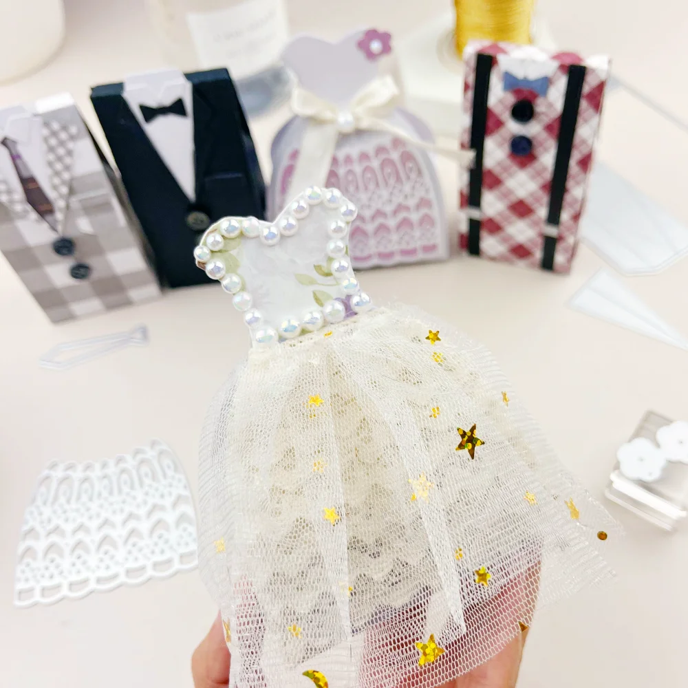 Металлические Вырубные штампы для леди джентльмена Декор Сделай Сам Скрапбукинг