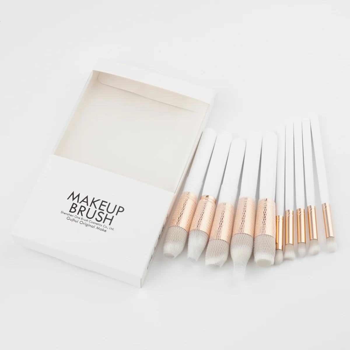 

HOt 10pcs Makeup Brushes Set Boxed Nabor Kistey Eyeshadow Make Up Brush nylon Hair Kit for Makeup Blending Pinceaux Maquillage