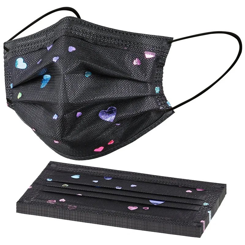 

10pcs Unisex Disposable Face Mask Adults Print Masks Halloween Cosplay Mondkapjes Masque Mascherine Face Mask Mascarillas