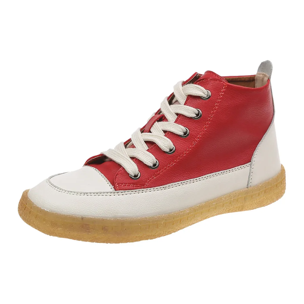 SAGACE/женская повседневная обувь Парусиновая однотонная на плоской подошве с