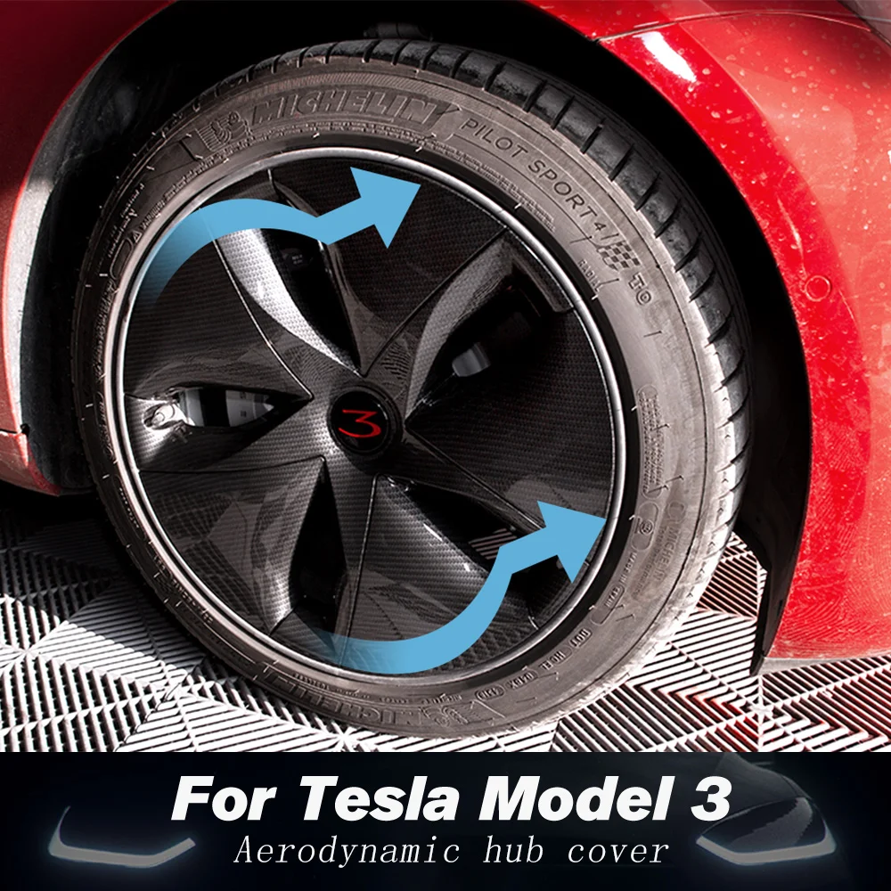 4 шт./компл. для Tesla модель 3 аксессуары колеса Кепки Model3 Крышка Ступицы 18-дюйм