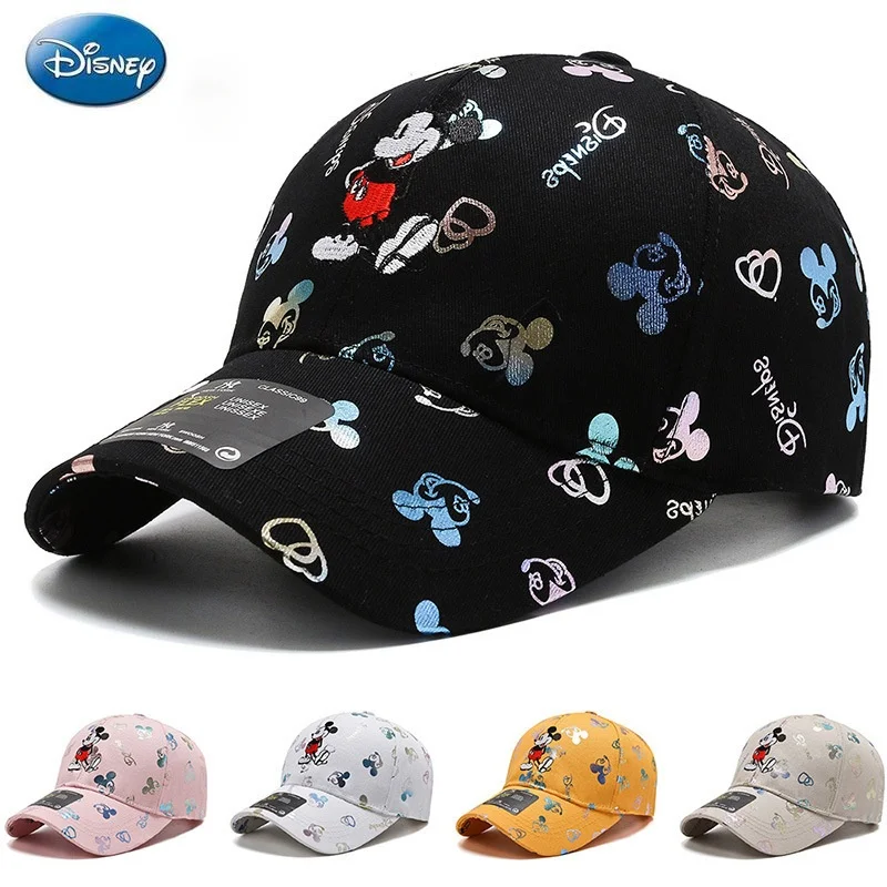 

Disney New Summer Men and Women Baseball Cap Cartoon Cute Mickey Embroidery Adjustable Hat Fashion Outdoor Leisure Sun Hat