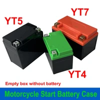 motorcycle start battery case yt4 yt5 yt7 for 12v 12 8v 4ah 5ah 7ah 12ah 17ah 30ah lithium ion lifepo4 motorcycles starter box