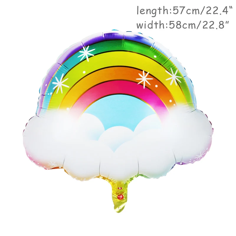 

Rainbow Cloud Unicorn Balloons Elf Foil Helium Balloon Unicorn Birthday Decoration Kids Birthday Party Baby Shower Decor Globos