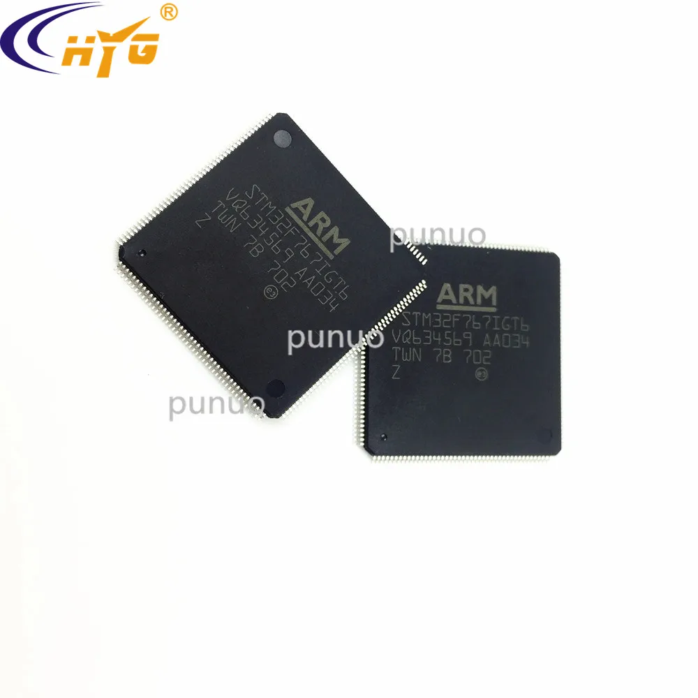 Оригинальный и аутентичный с STM32F767IGT6 LQFP-176 ARM Cortex-M7 32-битный микроконтроллер MCU -