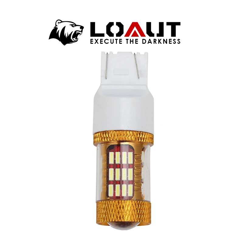 LOAUT T20 высокой мощности 7443 7440 3156 3157 7441 клиновидный светодиодный супер яркий белый