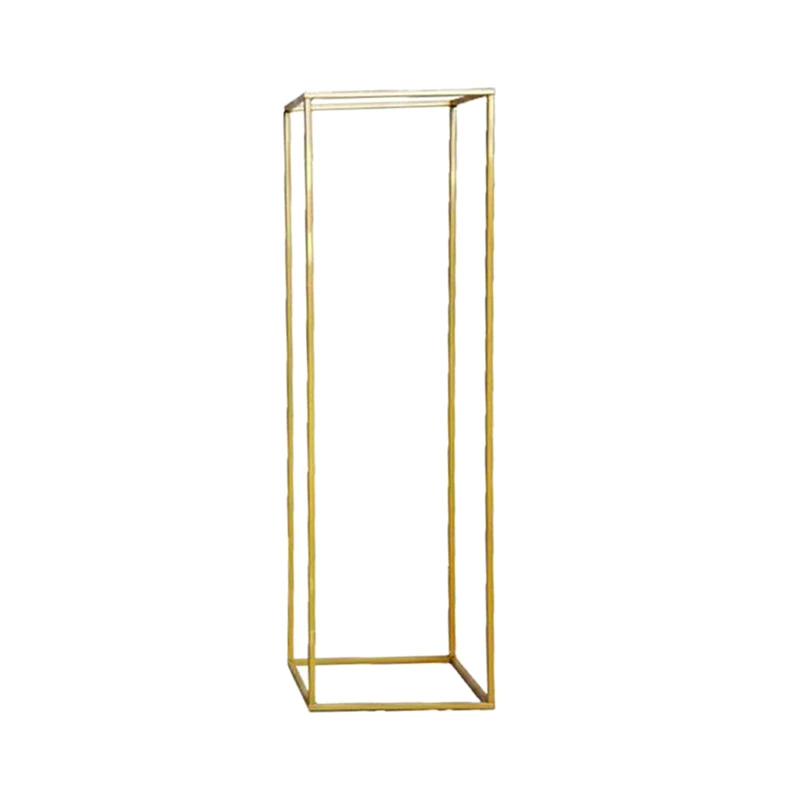 

1PC Flower Vase Floor Vases Column Stand Metal Road Lead Elegant Wedding Decor