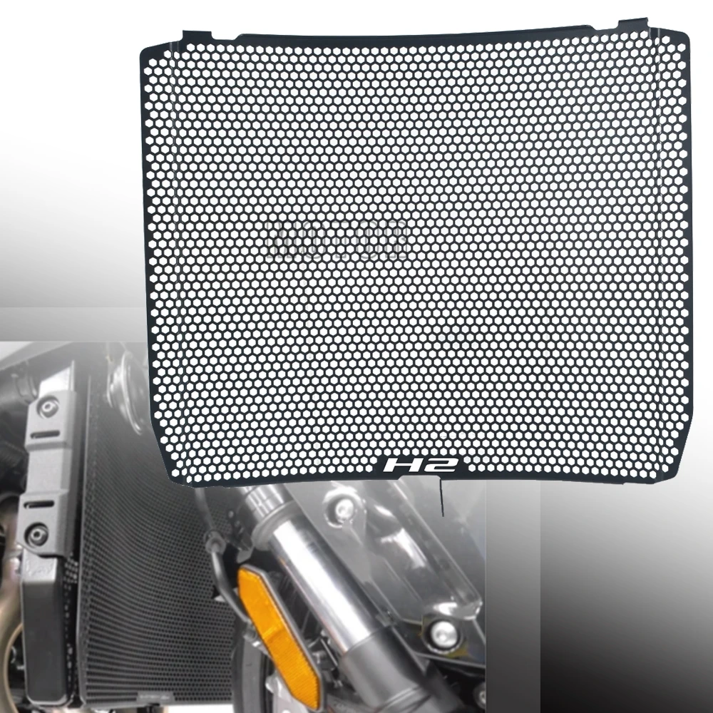 

For Kawasaki Ninja Z H2 SX SE NinjaH2 Performance Tourer Motorcycle Radiator Protector Guard Grill Cover Cooled Cover NinjaH2 SX