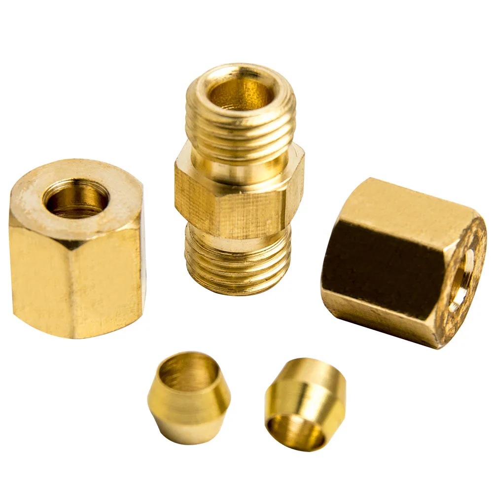 

20PCS Copper Brake Cable Connectors Fit For Audi Golf BMW Ford 4.75mm Brake Line