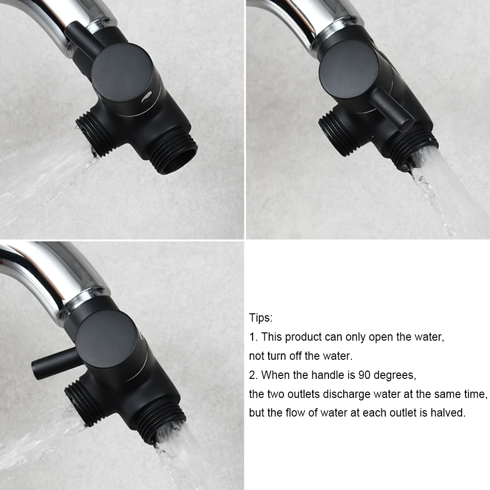

G 1/2 Fixed Spray Head Handheld Showerhead Adapter Replacement Part Tool Brass Shower Arm Diverter Bathroom Durable 3 Way